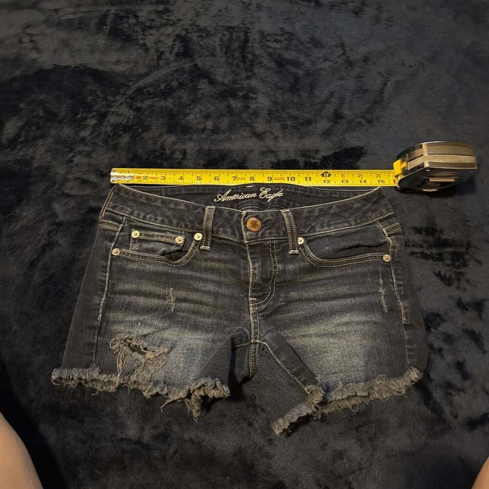 American Eagle Outfitters Women's Blue Denim Jean Shorts Size 4